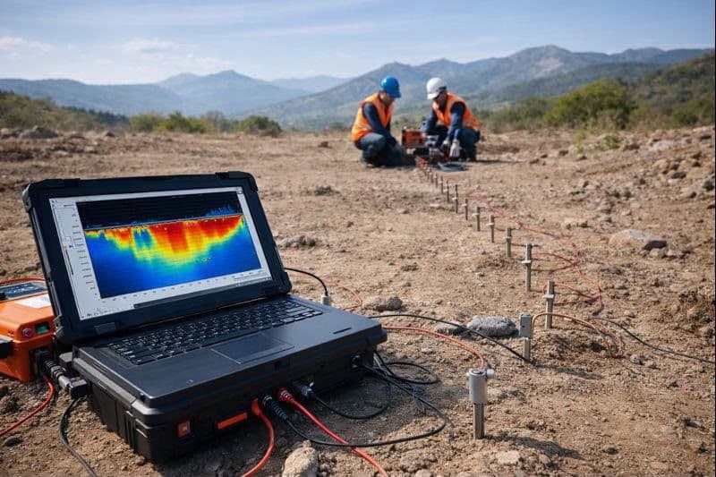 Geodel drilling site